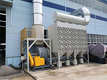 某大型機(jī)械公司打磨焊接廢氣處理